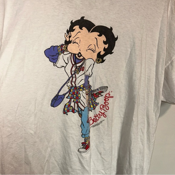 VTG Betty Boop Hip Hop T Shirt L Large 1994 Men’s / Unisex Streetwear Vintage - Picture 2 of 10